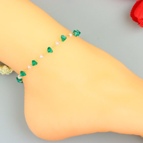 "Handmade Anklet – A Stylish Choice for Women, Thoughtful Gift Idea, EVCH1391 - Picture 8 of 10